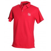 Red Polo Shirt, White logo