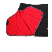 Black & Red Fleece Cooler